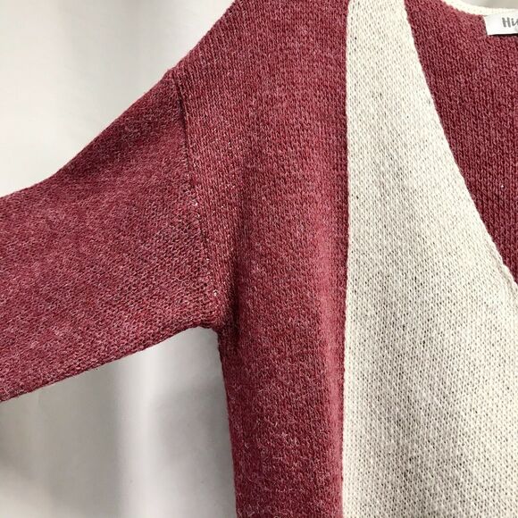 Military Hippie Color Block Open Front Drop Shoulder Cardigan Size M - Picture 9 of 9